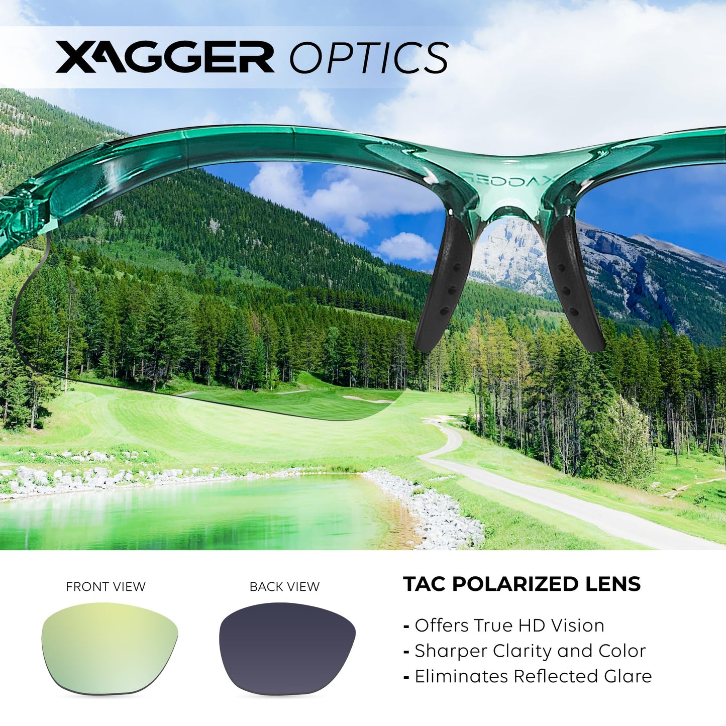 Xagger Kids Youth Polarized Sports Sunglasses for Boys Girls Baseball Softball Glasses TR90 Frame