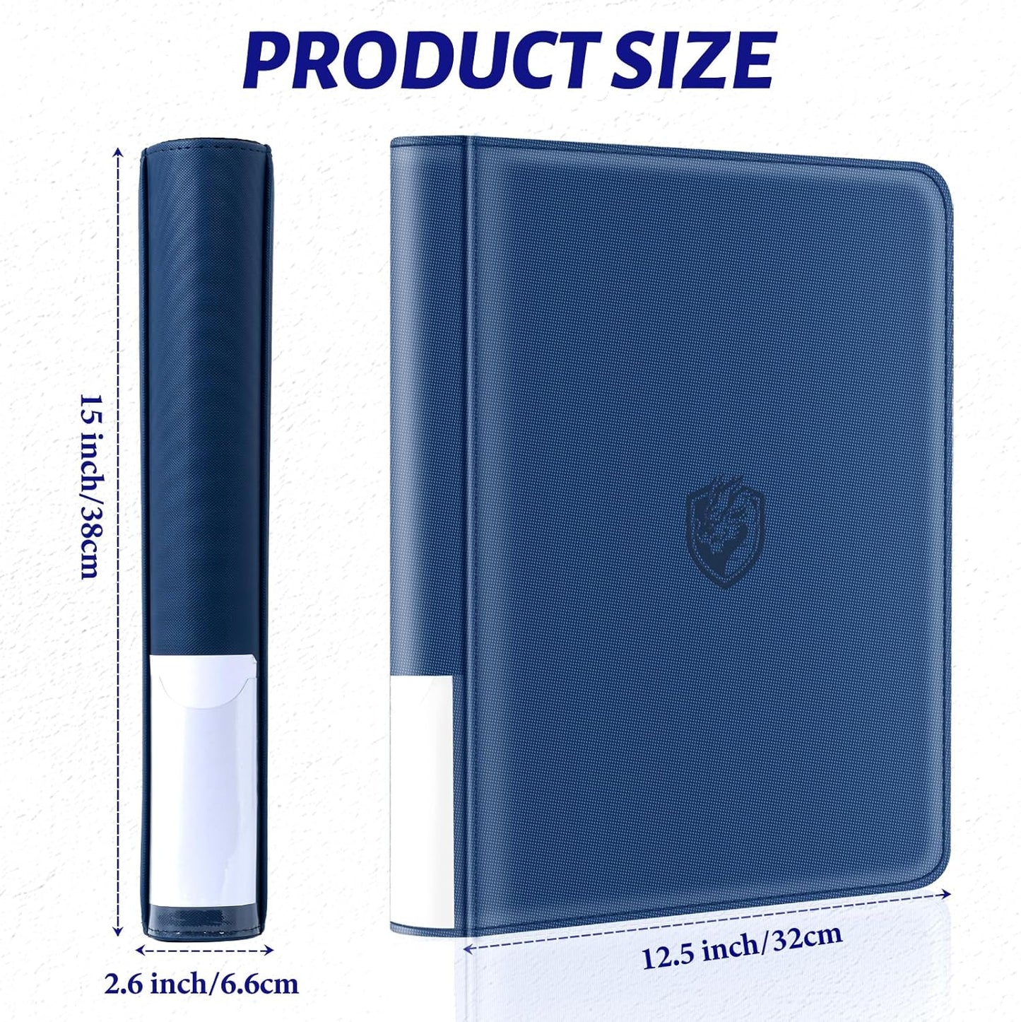 Ridge Toploader Binder - Holds 324 Toploaders | Waterproof PU Leather + Anti-Yellowing Inserts | Portable Card Organizer