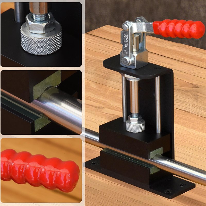 Codesteel Golf Club Regripping Kit, Golf Shaft Clamp for Regripping, Golf Grip Removal Tool Golf Club Grip Vise Clamp