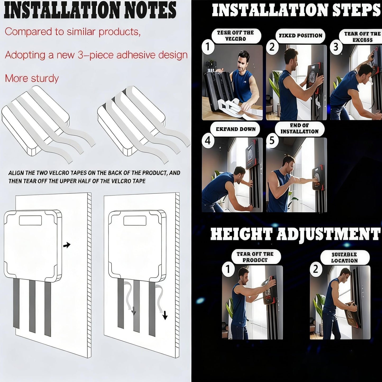 Boxing Strength Tester, That displays Strength and Speed, a Punch Machine with Adjustable Height, a Household Boxing Wall Hanging Machine, Adult and Kids Boxing Training Equipment.