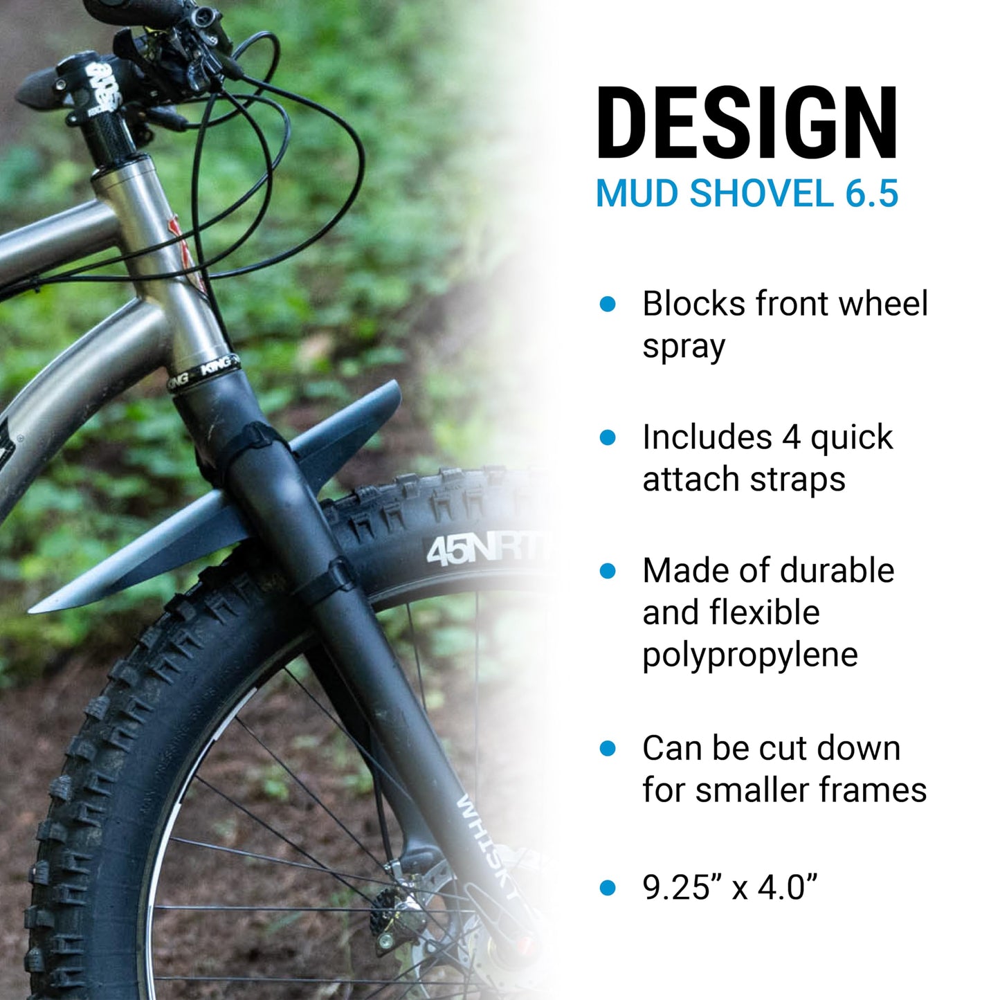 Portland Design Works Mud Shovel 6.5 Fender, Fat Fork Fender