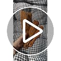 QWKIT 5Pcs Natural Teak Wood Spurtle Set - Nonstick Kitchen Utensils for Cooking