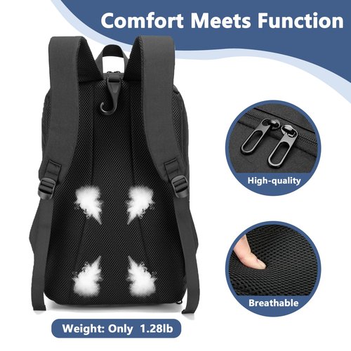Giipto Pickleball Bag for Women Large Pickle Ball Backpack for Men with Shoe Compartment and Fence Hook Fits 4 to 6 Paddles Christmas Gifts (Black)