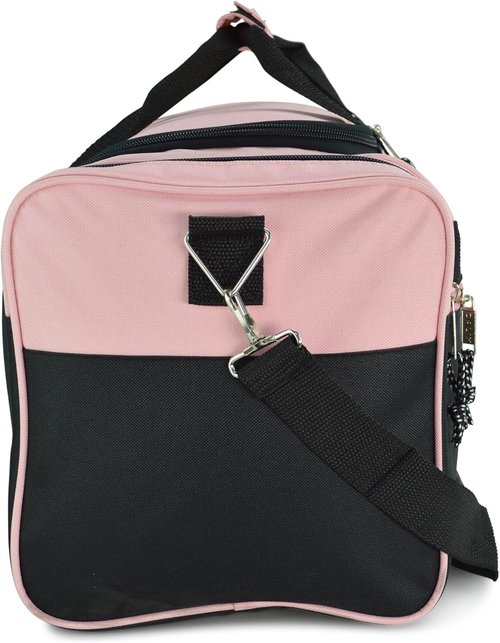 DALIX 21" Sports Duffle Bag - Adjustable Strap Gym & Travel Bag in Pink