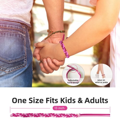 BuggyBands 12 Pack Mosquito Repellent Bracelets, DEET-Free Natural Bands, PU Leather Insect & Bug Repellent Wrist Bands for Kids & Adults, Individually Wrapped