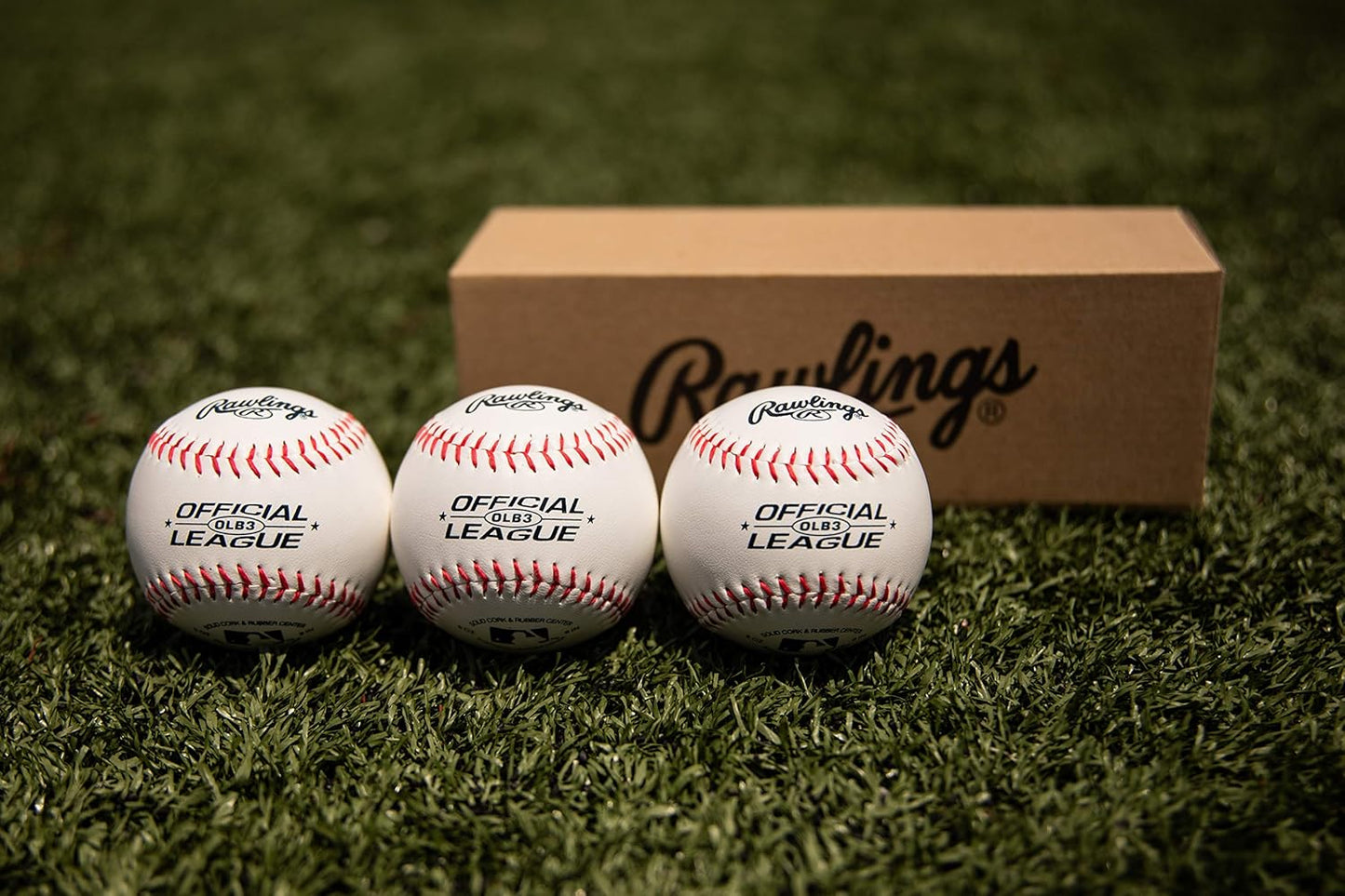 Rawlings Official League Baseballs - Recreational Practice Balls for Youth | 8U | 3 Count