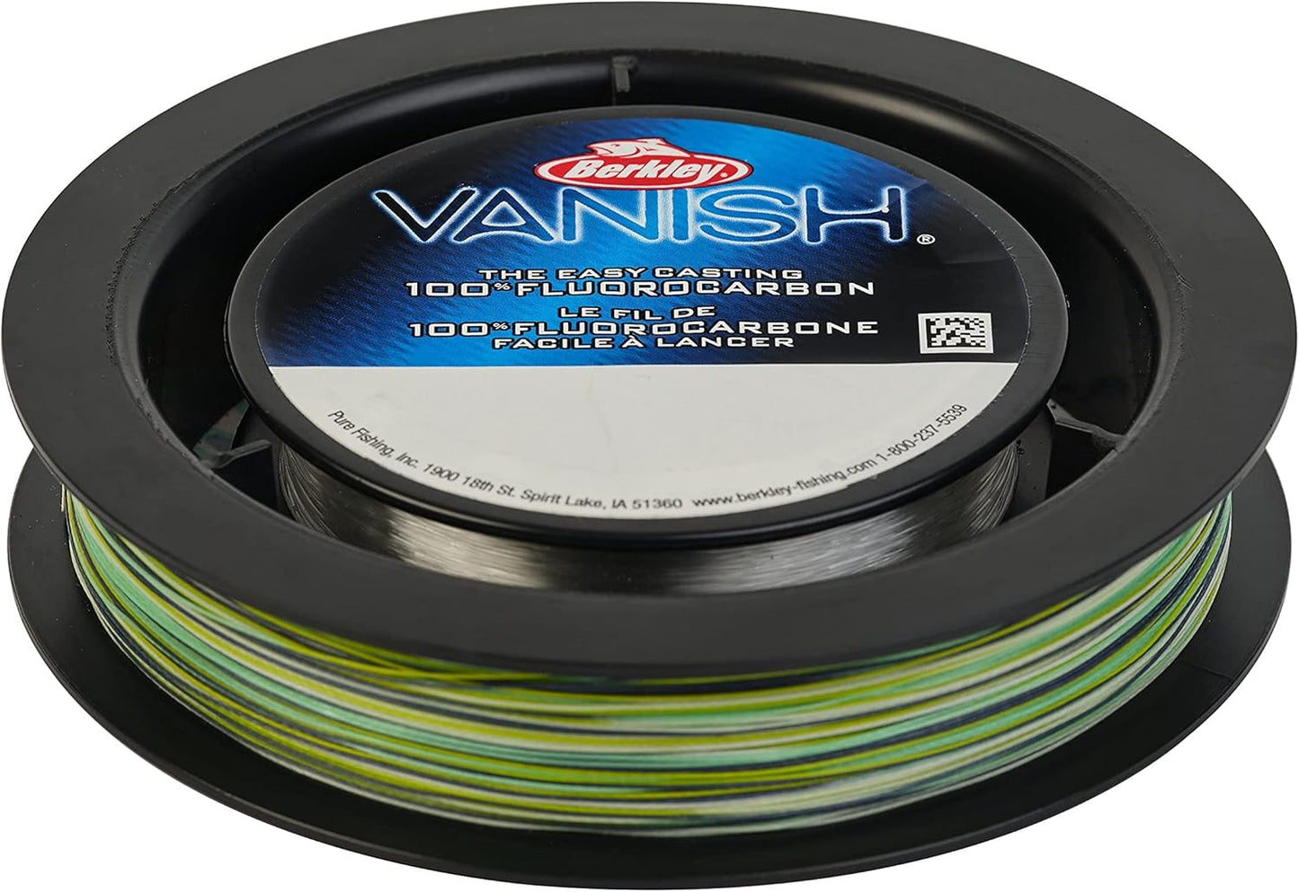 SpiderWire UltraCast Braided Fishing Line - Berkley Vanish Dual Fishing Spool | 150 Yards, Clear