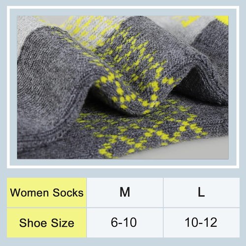 Eallco Women's Ankle Socks - 6 Pairs of Cushioned Running Socks with Tab for Comfort