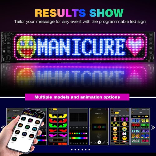 Suacopzar Golf Cart Devil Eyes Light, 23x5in Programmable Flexible LED Digital Display Smart APP Control Custom Text DIY Pattern, Golf Cart Lights Soft Screen LED Lights for Car Trucks Decor