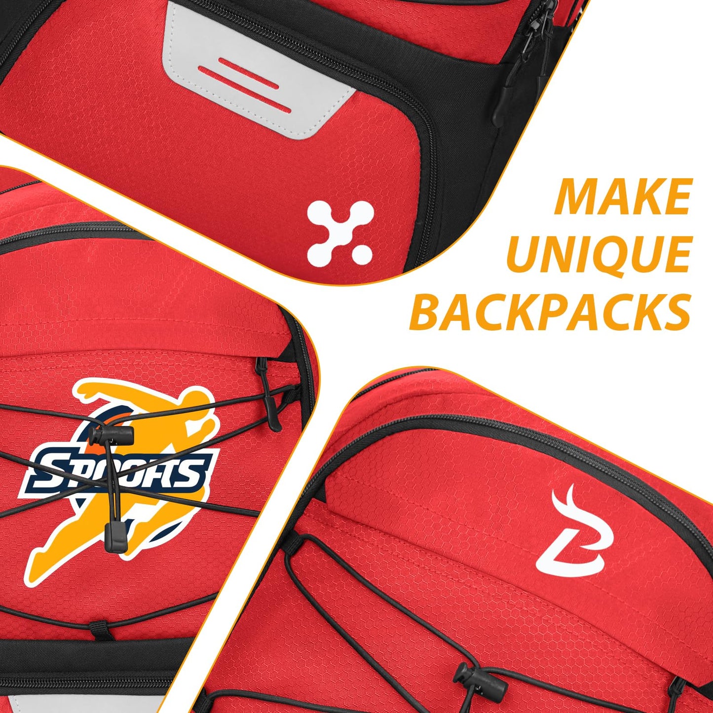 Goloni Soccer Backpack Bag with Separate Ball & Cleat Shoe Compartment, Waterproof Volleyball Basketball Backpack Sports Gym Backpack for Teen Girls Boys Men Women Kids