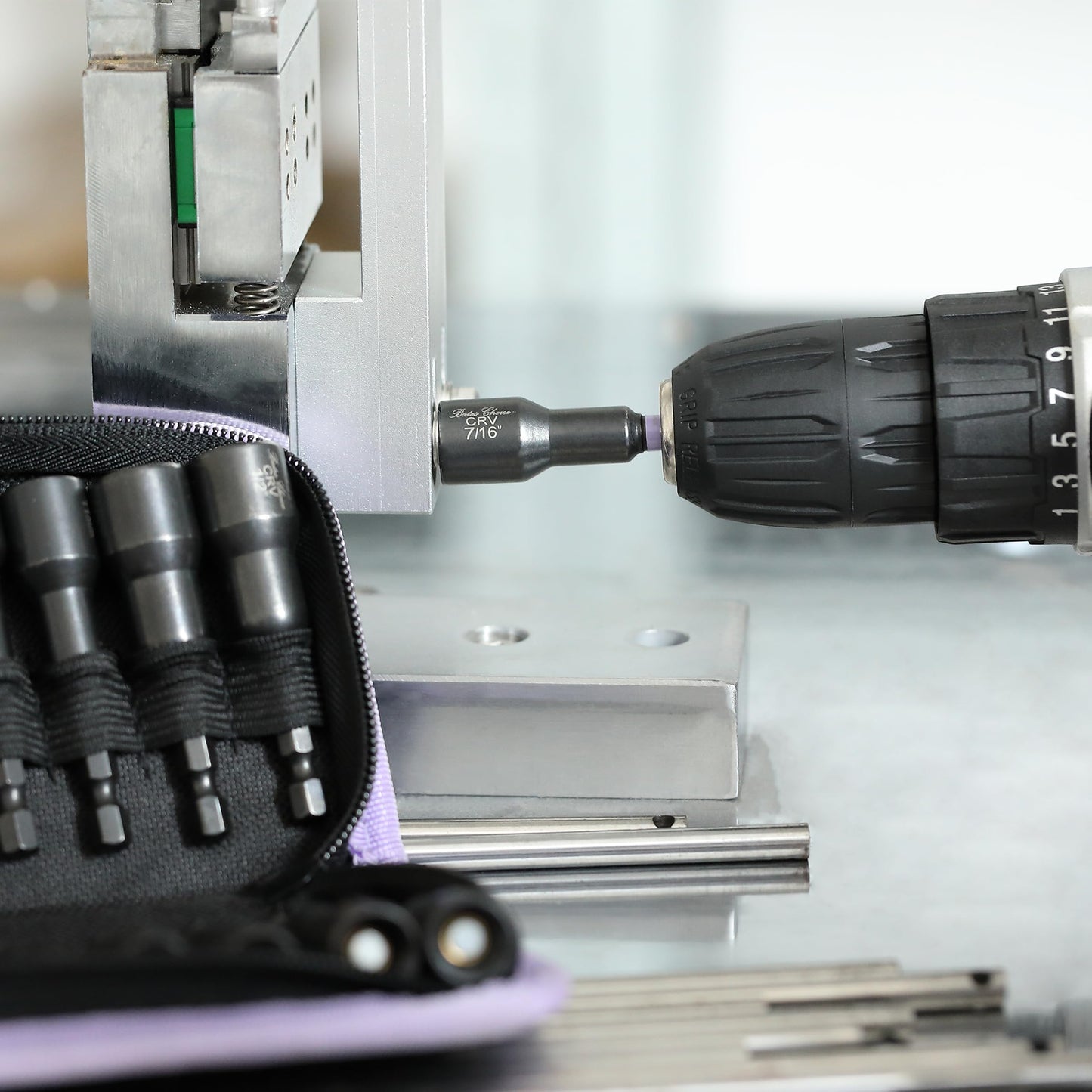 Bates Choice Magnetic Nut Driver Set, 20pc, Metric & SAE, 5-13mm, 3/16"-1/2", Hex Nut Driver Set with Storage Bag