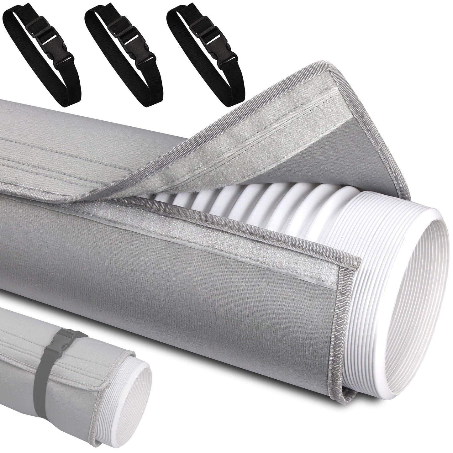 Portable Air Conditioner Hose Cover, Portable AC Hose Duct Vent Insulation Sleeve AC Hose Insulated Cover Wrap for 5" & 5.9" Diameter AC Exhaust Hoses Tube for Heat Reduction