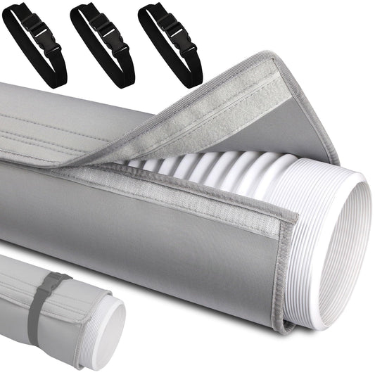 Portable Air Conditioner Hose Cover, Portable AC Hose Duct Vent Insulation Sleeve AC Hose Insulated Cover Wrap for 5" & 5.9" Diameter AC Exhaust Hoses Tube for Heat Reduction