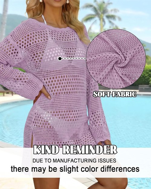 CoCozy Swimsuit Cover-Up - Stylish Knitted Beachwear Dress for Women | Perfect for Vacation 2026