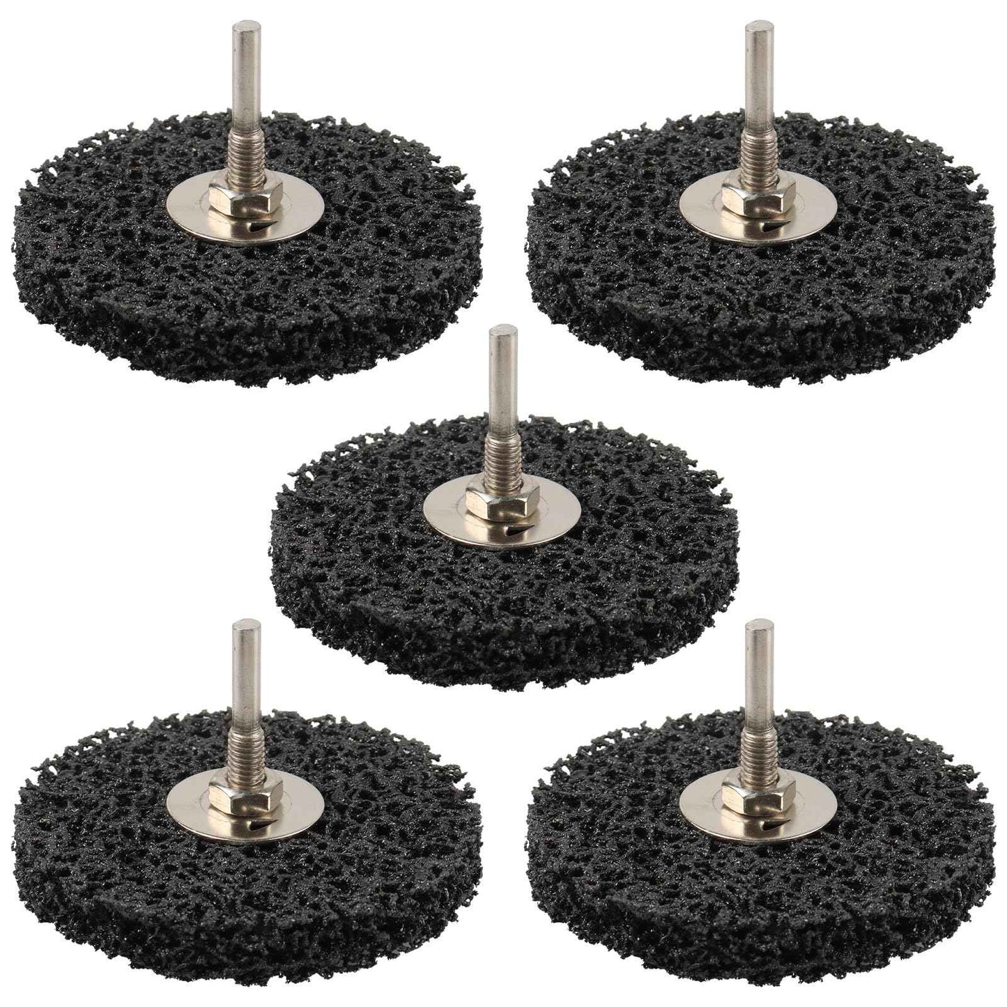 ZORUNNA Paint Stripper Wood, 5PCS Effective Paint Remover for Metal, 4 in Quick Change Paint Eater as Rotary Disc or as a Brush (on face), for Grinding Wood, Metal, Plastic and Fiberglass.