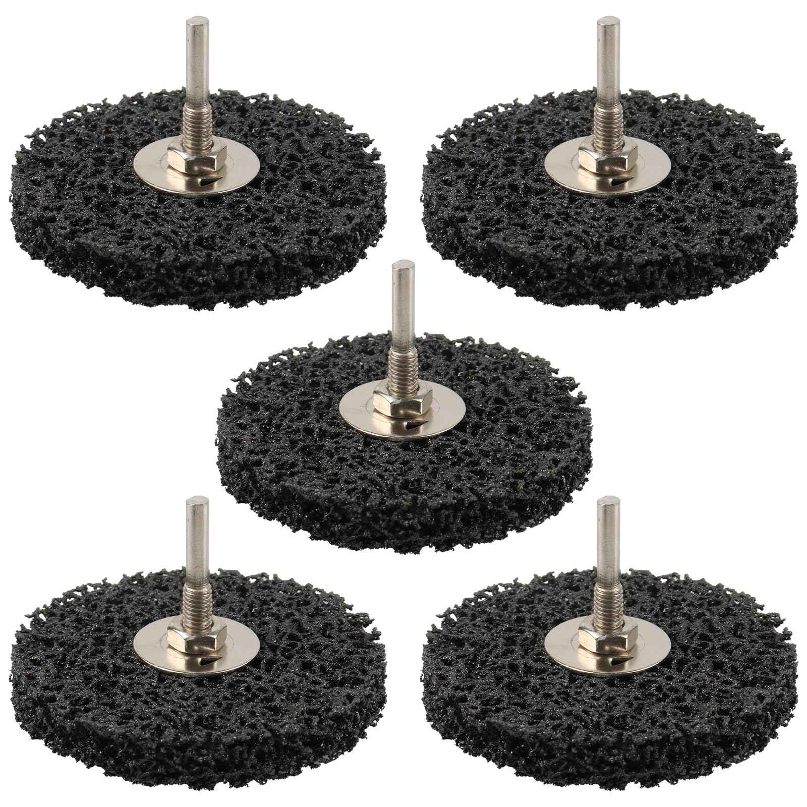 ZORUNNA Paint Stripper Wood, 5PCS Effective Paint Remover for Metal, 4 in Quick Change Paint Eater as Rotary Disc or as a Brush (on face), for Grinding Wood, Metal, Plastic and Fiberglass.