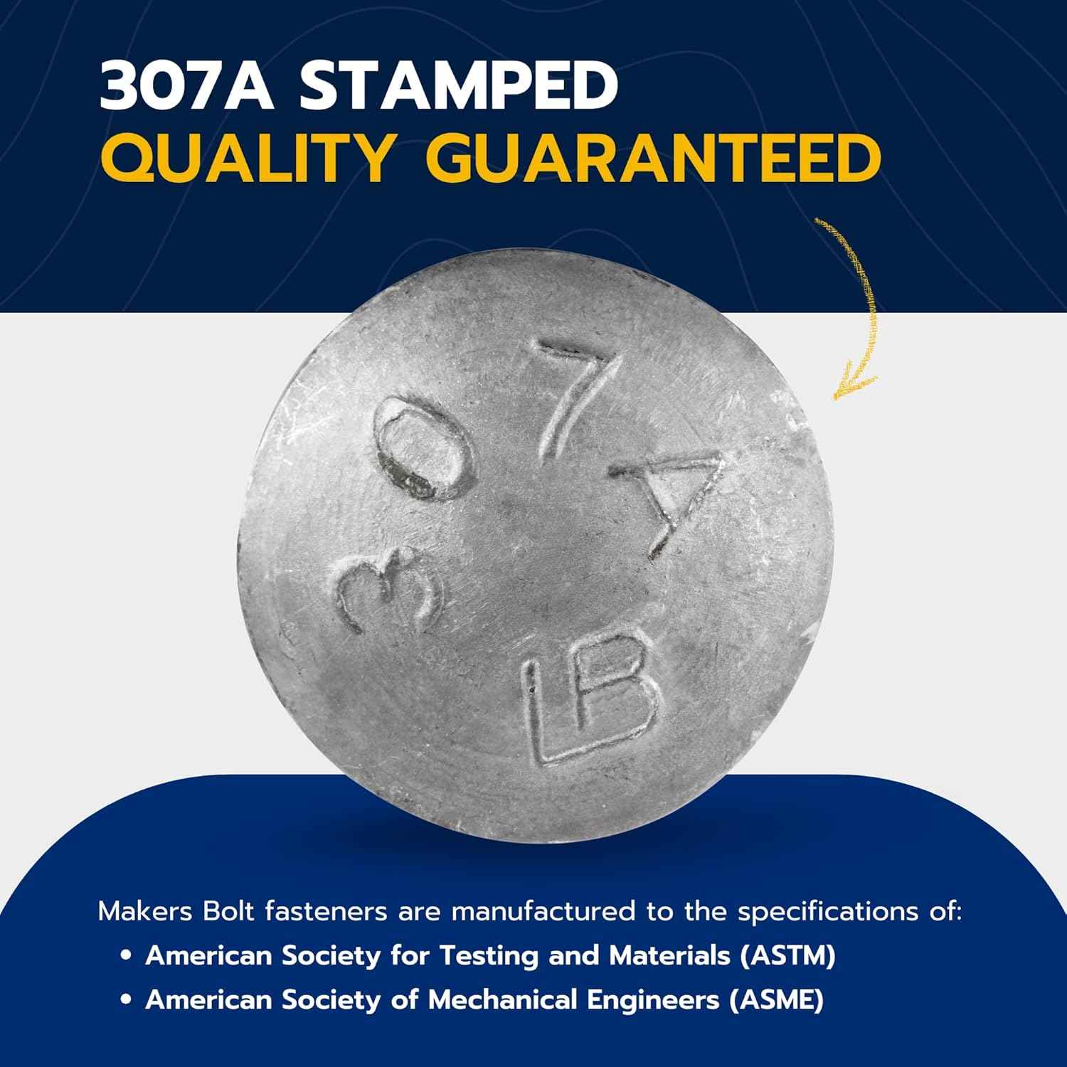 Galvanized Carriage Bolt Kit - 25 Pack 1/2" x 6" with Washers & Hex Nuts for Outdoor Use