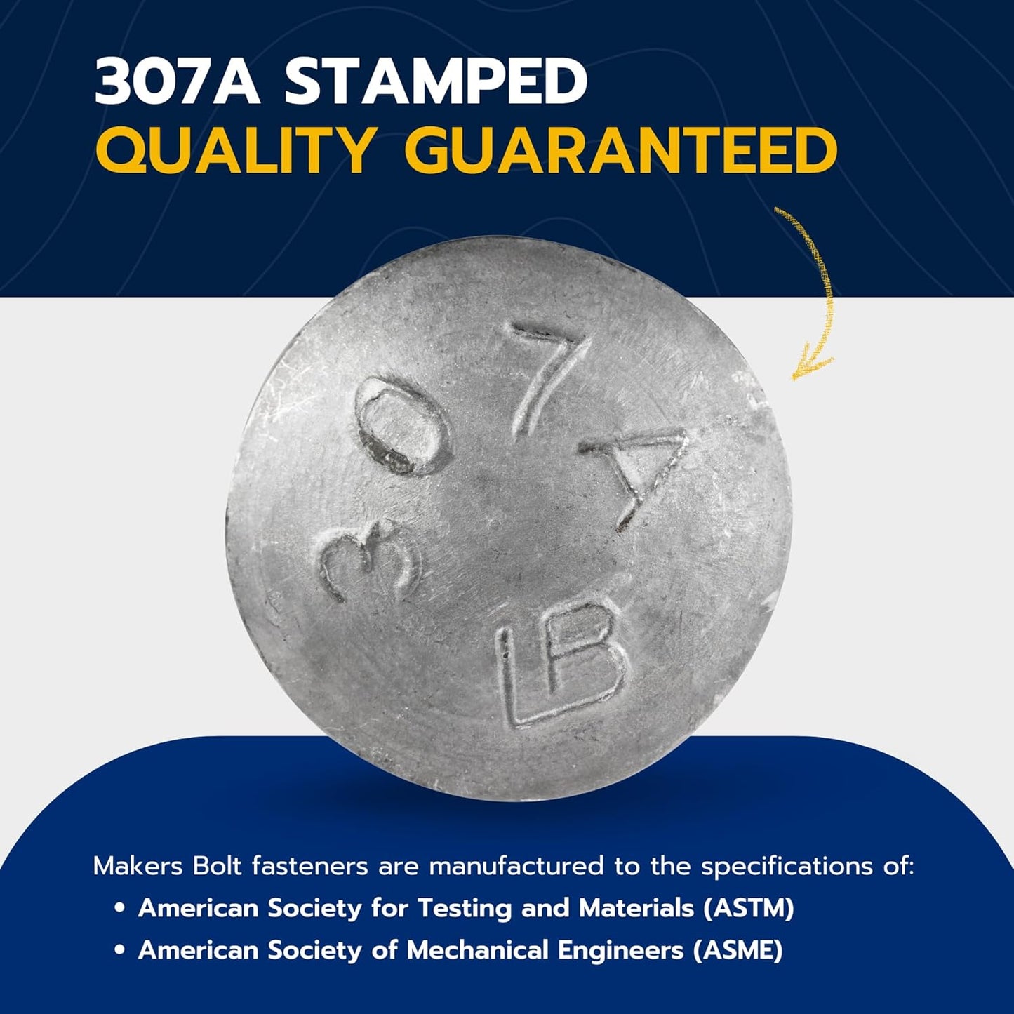 Galvanized Carriage Bolt Kit - 25 Pack 1/2" x 6" with Washers & Hex Nuts for Outdoor Use