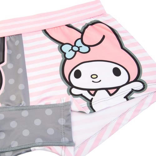 Sports Bra & Boy Short Underwear Sets with Kuromi, Melodi, Keroppi & more in XXXS-XL