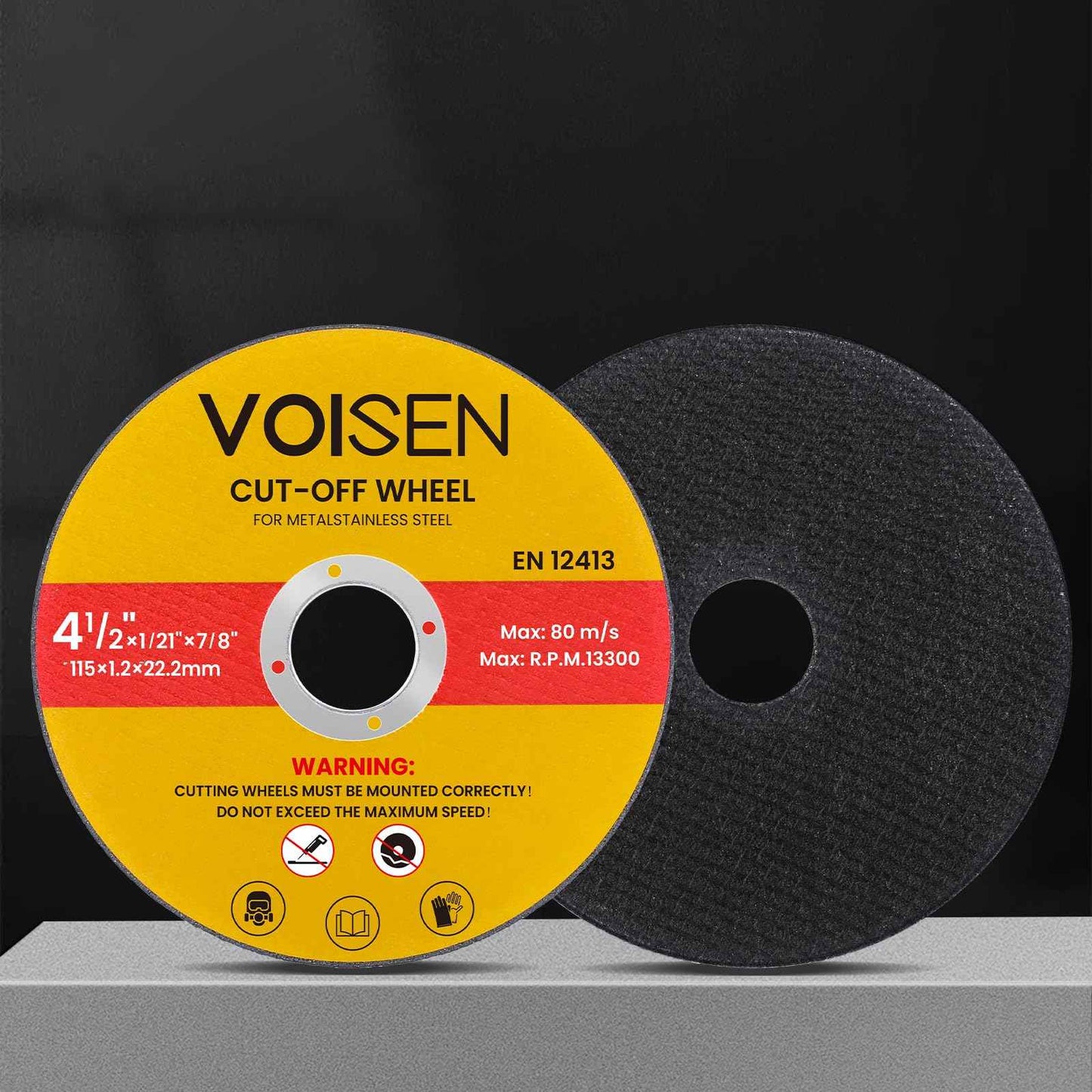 VOISEN 4 1/2 Cut Off Wheel,70 PCS Angle Grinder Cutting Disc 4-1/2" x 1/21" x 7/8" Thin Metal & Stainless Steel Cutting Wheel,Grinder Blades Professional Fast Cutting Disc