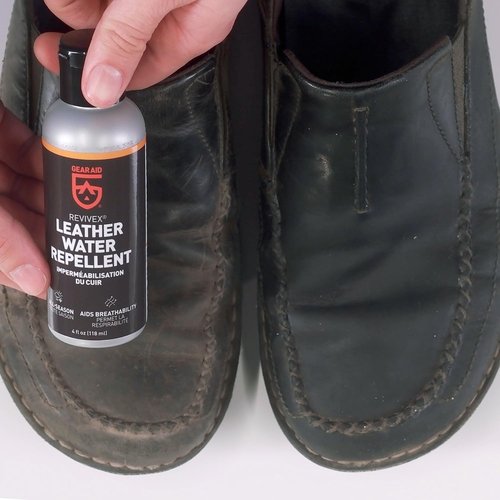 Gear AID Revivex Leather Shoe Cleaner Kit - Restore Sneakers & Boots | Includes Conditioning Soap