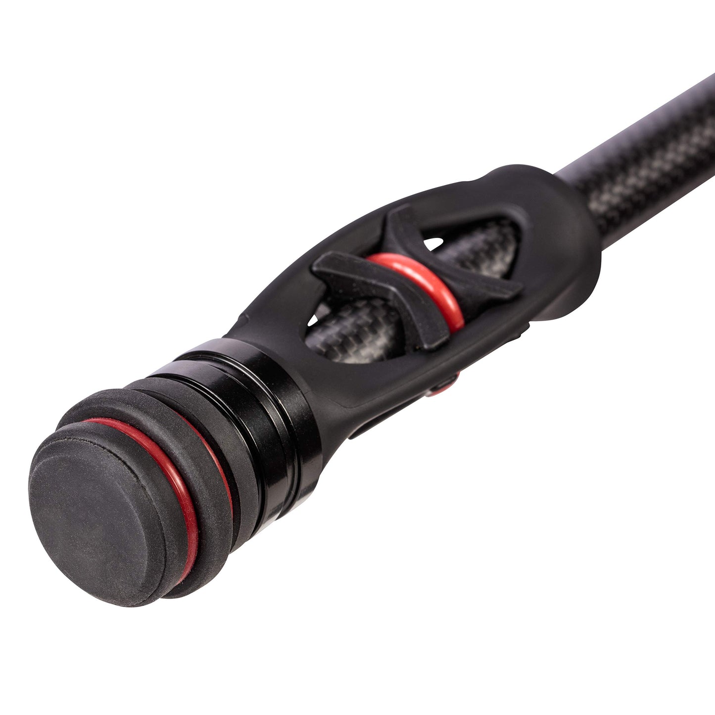 Trophy Ridge Hitman Bow Stabilizer, 8", Comes Pre-Assembled with 2 Removable 1oz Weights, Includes Wrist Strap, Mounting Bar, and Colored Rings, Silent Pursuit, Quick Connect and Disconnect System