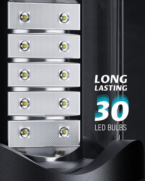 Lichamp LED Camping Lanterns - 4 Pack Battery Powered Collapsible Flashlights | Portable Emergency Lights