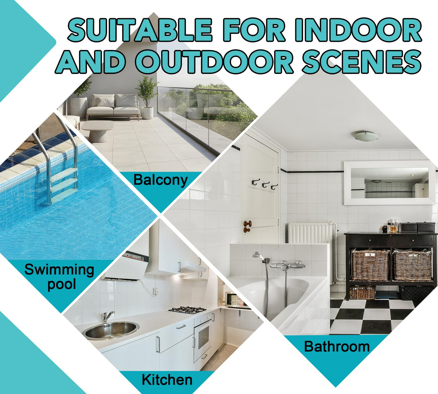 Grout Sealer, 7oz/200g Waterproof Grout Sealant Spray with Squeeze Tip, 100% Safe Grouts Repair Kit for Shower, Bathroom, Floors, Clear Tile Sealer Protector for Ceramic, Marble, Granite & Stone﻿