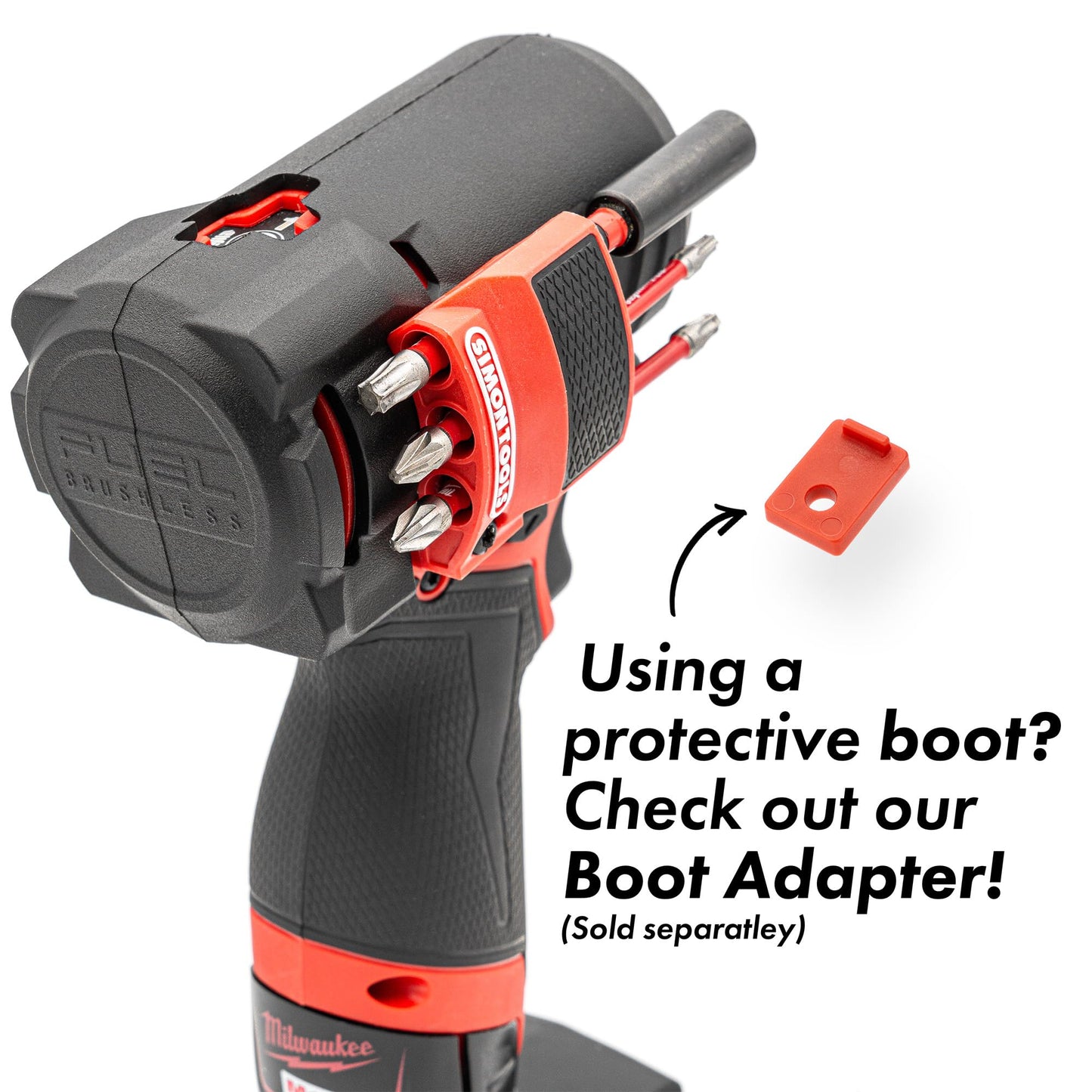 Simon tools Magnetic Bit Holder for Milwaukee M12 Impact Driver & Drill - Milwaukee Bit Holder for M12