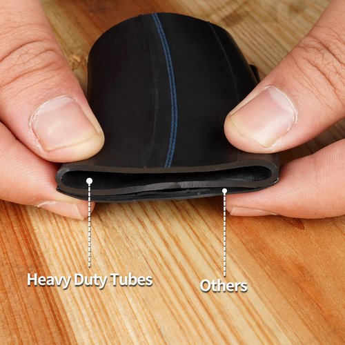 10x2.125 Tire and Inner Tube with 45° Valve Stem Compatible with Self Balancing Scooter, Smart Electric Bike, Bicycle, Tricycle, Stroller Replacement Wheels for 10-inch Tires with 6-inch Rims