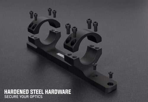 Monstrum Dual Ring Scope Mount for Savage Arms Axis/Edge Rifles | Includes Both #6 and #8 Screws for Compatibility Across All Generation Savage Axis Models | 1 Inch Diameter