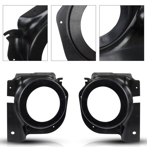 KAKABAS Golf Cart Speaker Pod,Speaker Enclosures Pods Waterproof Speaker Pods Box Compatible with E-Z-Go RXV 2008+ (1 Pair)