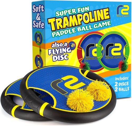 Fun Bouncy Paddle & Ball Toss Game - Safe Soft Foam Design for Kids - Perfect for Indoor & Outdoor Play