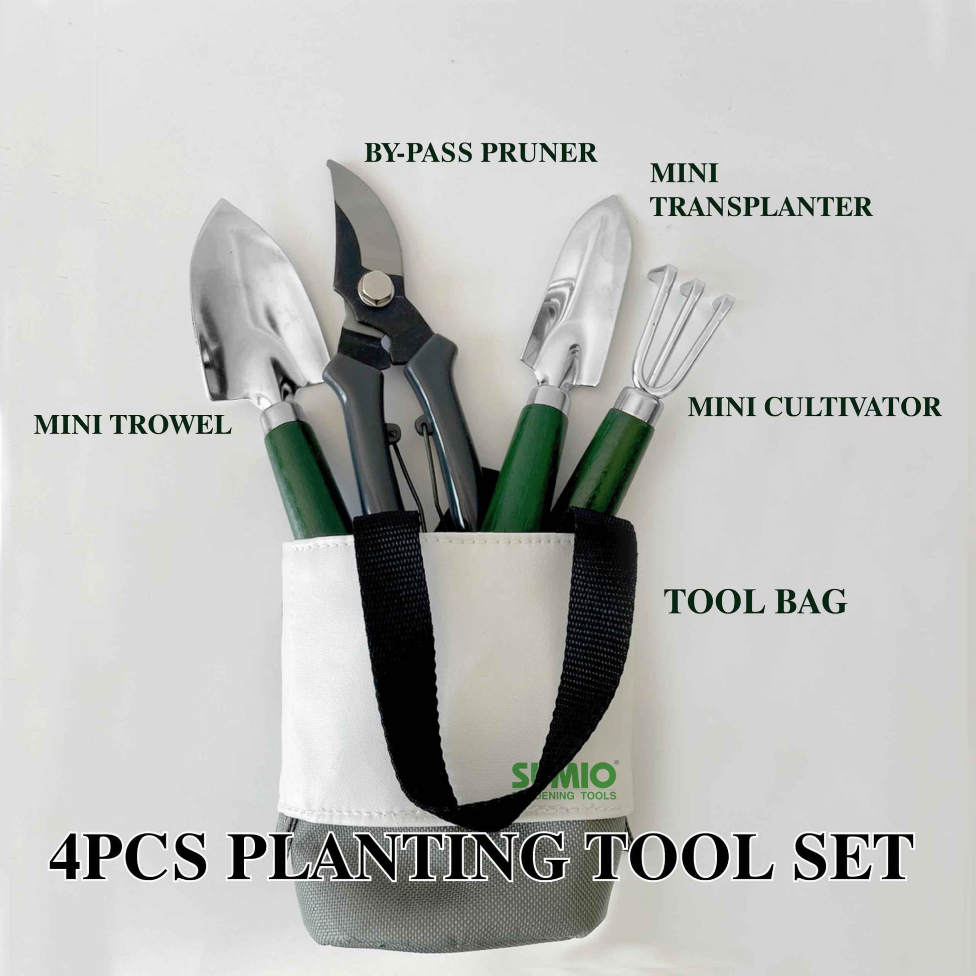 SUMIO Mini Garden Tool kit, Desk Indoor Plant Tool Set, Portable Garden Tool Set, Succulent Tools Kit, Office Planting