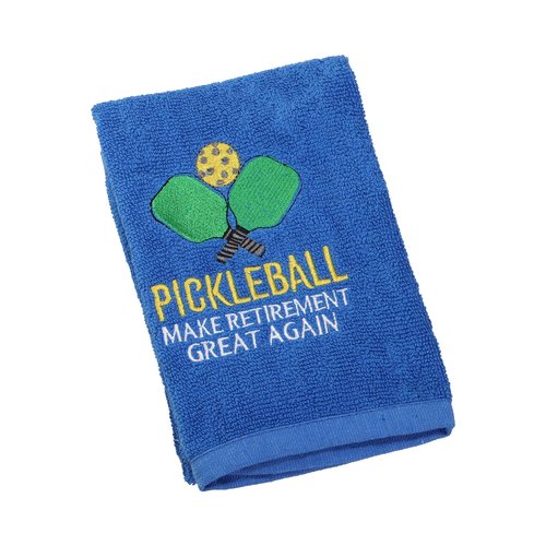 LEVLO Pickleball Sports Lovers Gift Pickleball Make Retirement Great Again Towels for Pickleball Lovers Gifts (Pickleball Make Retirement Great Again)