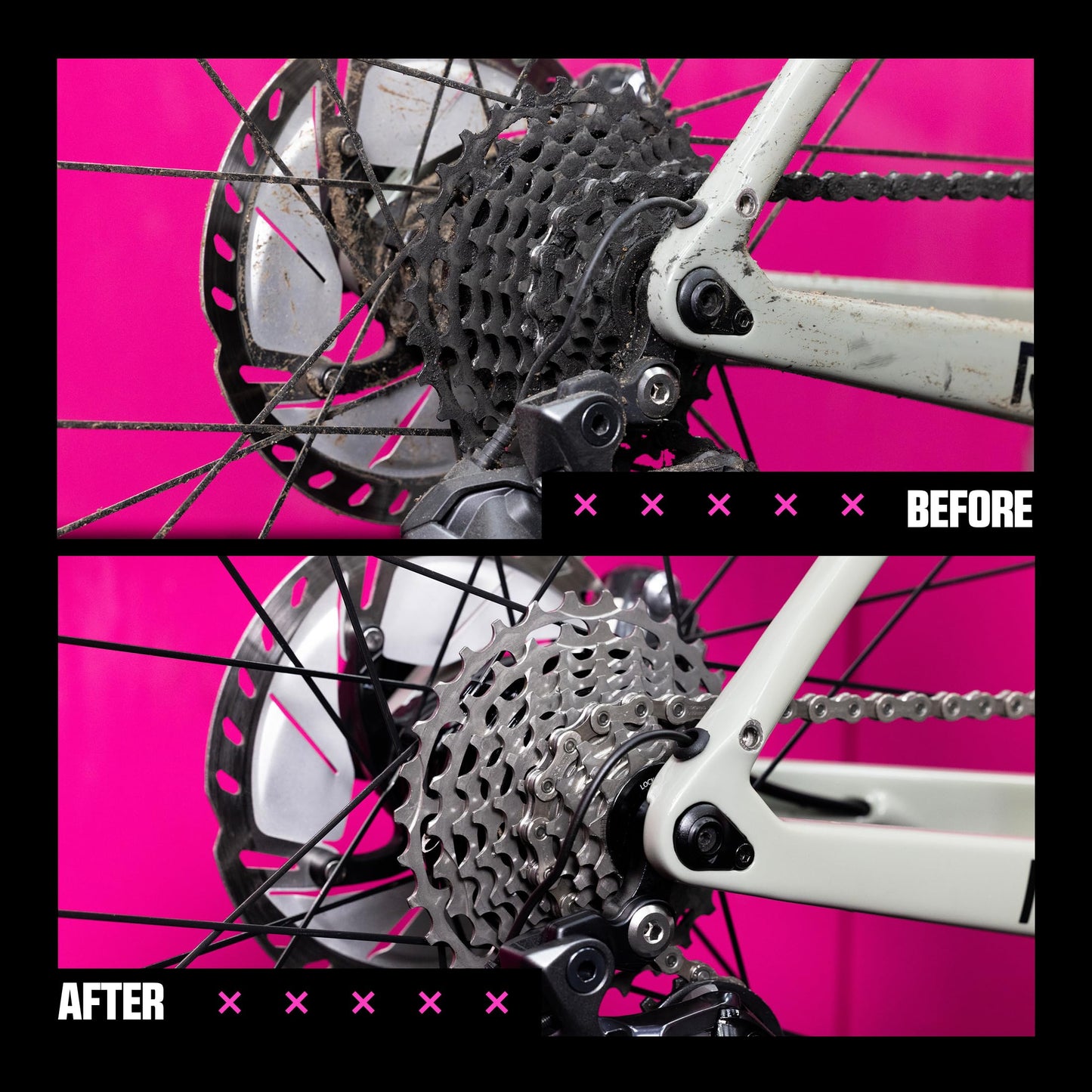 Muc-Off Drivetrain Cleaner, 25.3 fl oz - Effective Bike Chain Cleaner and Bike Chain Degreaser Spray - Bike Cleaner for MTB/Gravel/Road/BMX