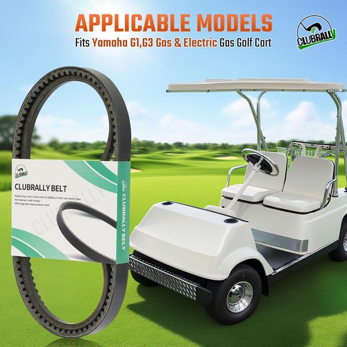 CLUBRALLY Golf Cart Drive/Starter Generator Belt Kit, Applicable to Yamaha G1 G3, OEM#J17-46241-00-00/J10-46241-00-00, J10-81173-00