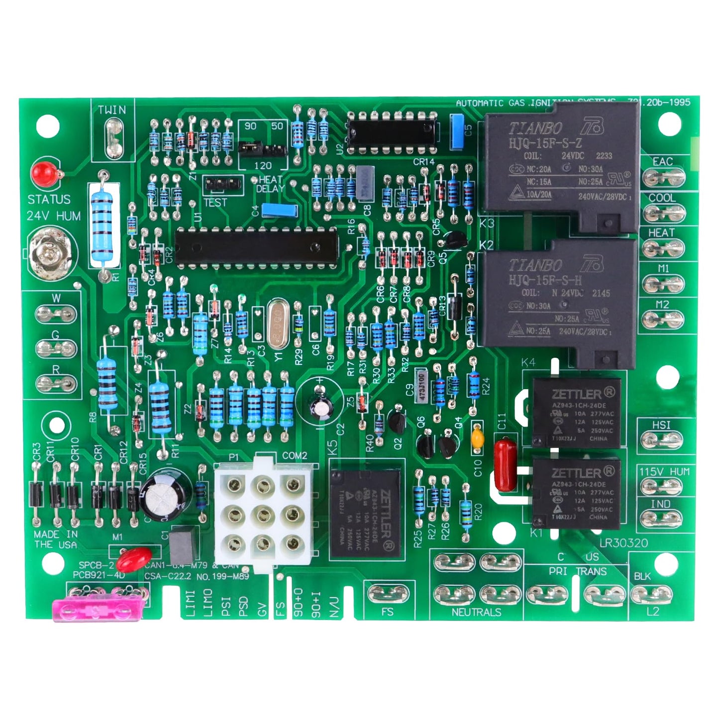 #B18099-13Furnace Control Circuit Board,Replacement for Goodman Furnace Control Circuit Board B18099-06,B18099-08,B18099-10 and B18099-13.