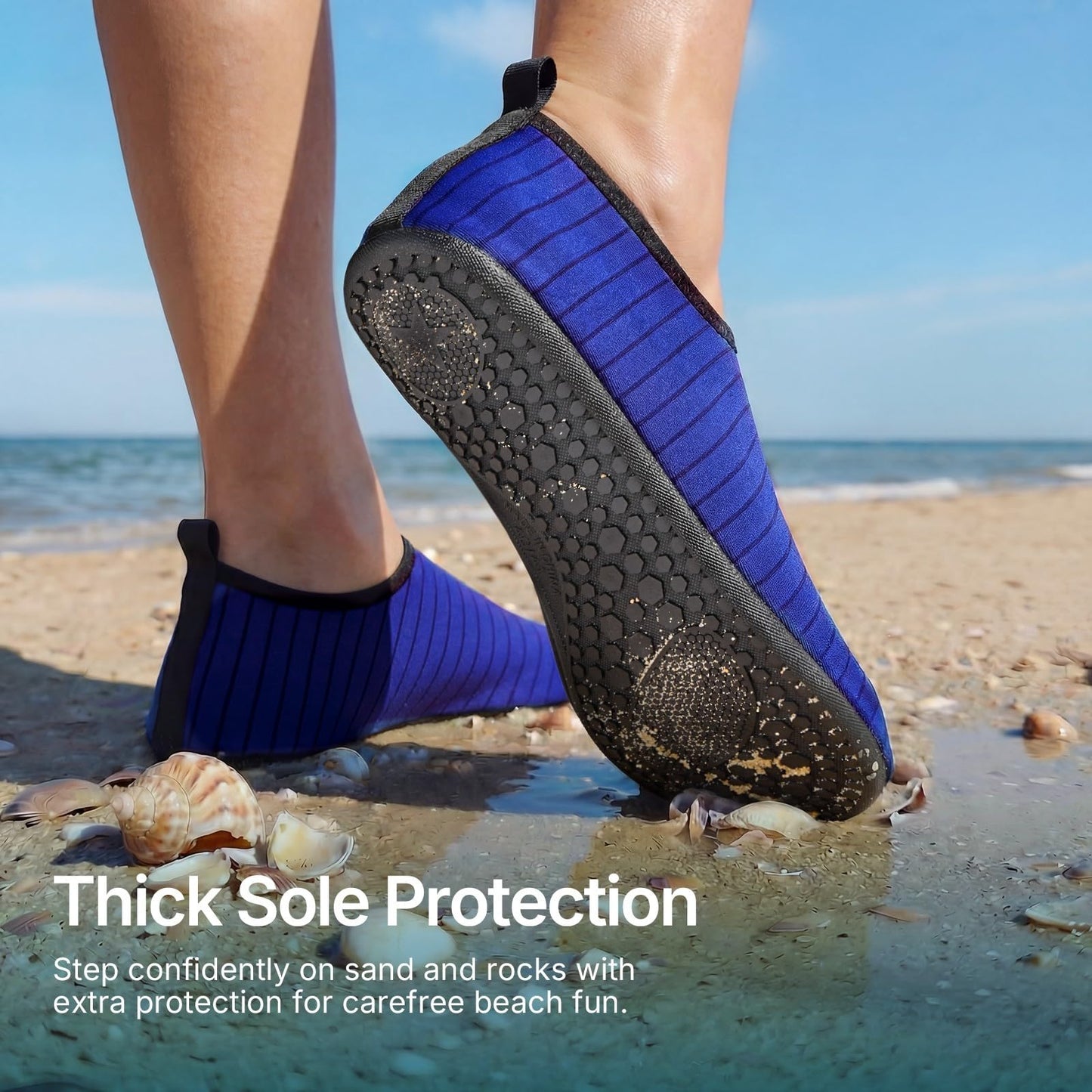 Water Shoes for Women Men Quick-Dry Aqua Socks Swim Beach Outfits Barefoot