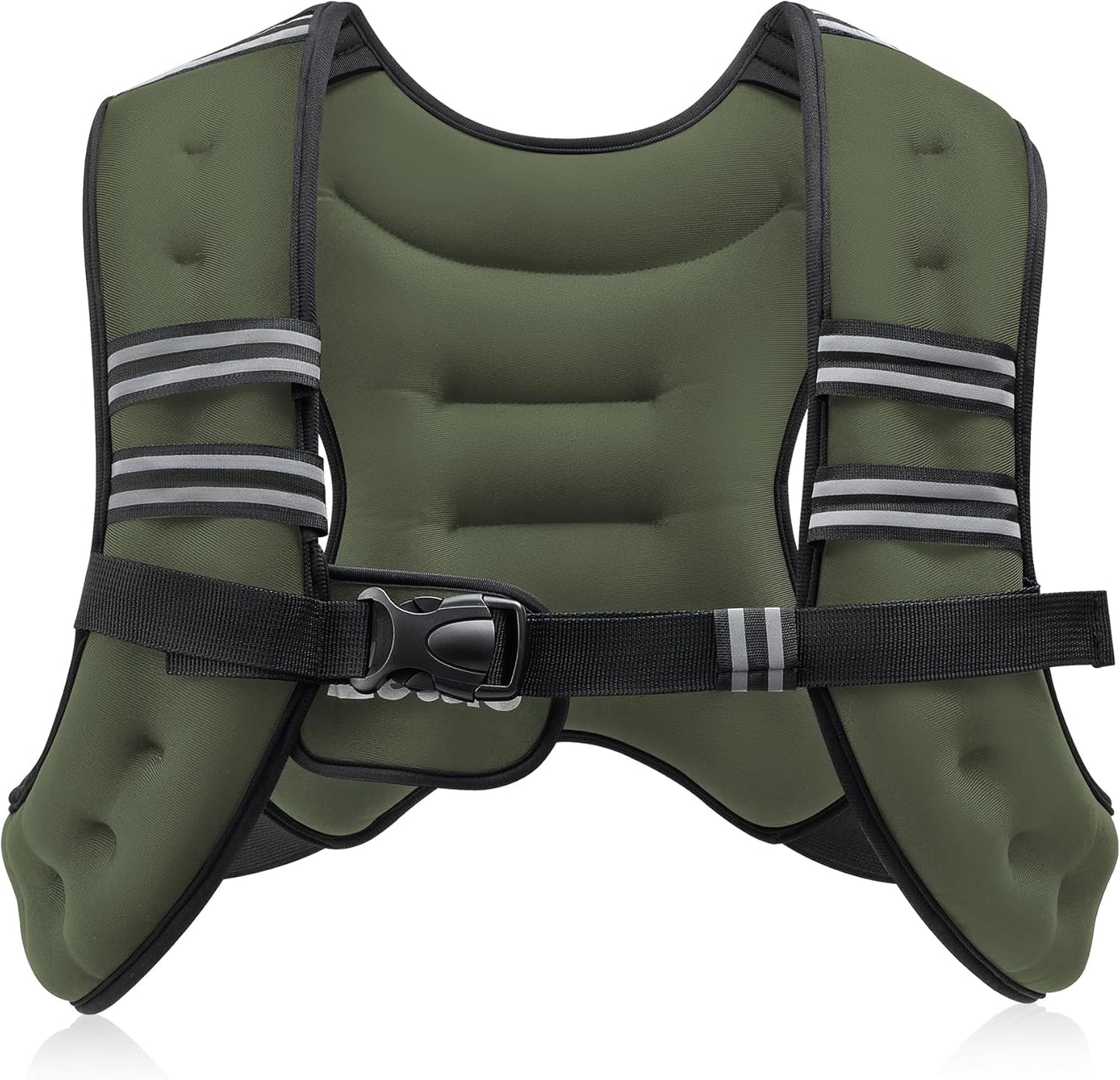 ZELUS Weighted Vest - Versatile 6lb to 30lb Options with Reflective Stripe for Enhanced Workouts