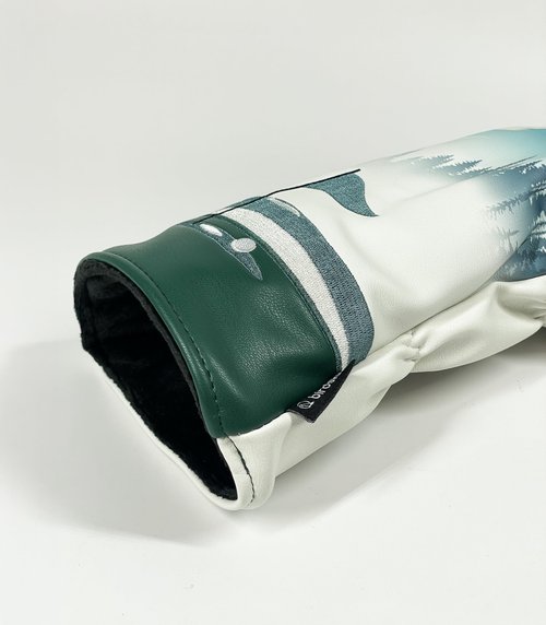 Golf Driver Headcover birdskie Premium Leather Head Cover. Digitally Printed and Embroidered Design. Head Cover for Your Driver by birdskie. (Parkland Course)