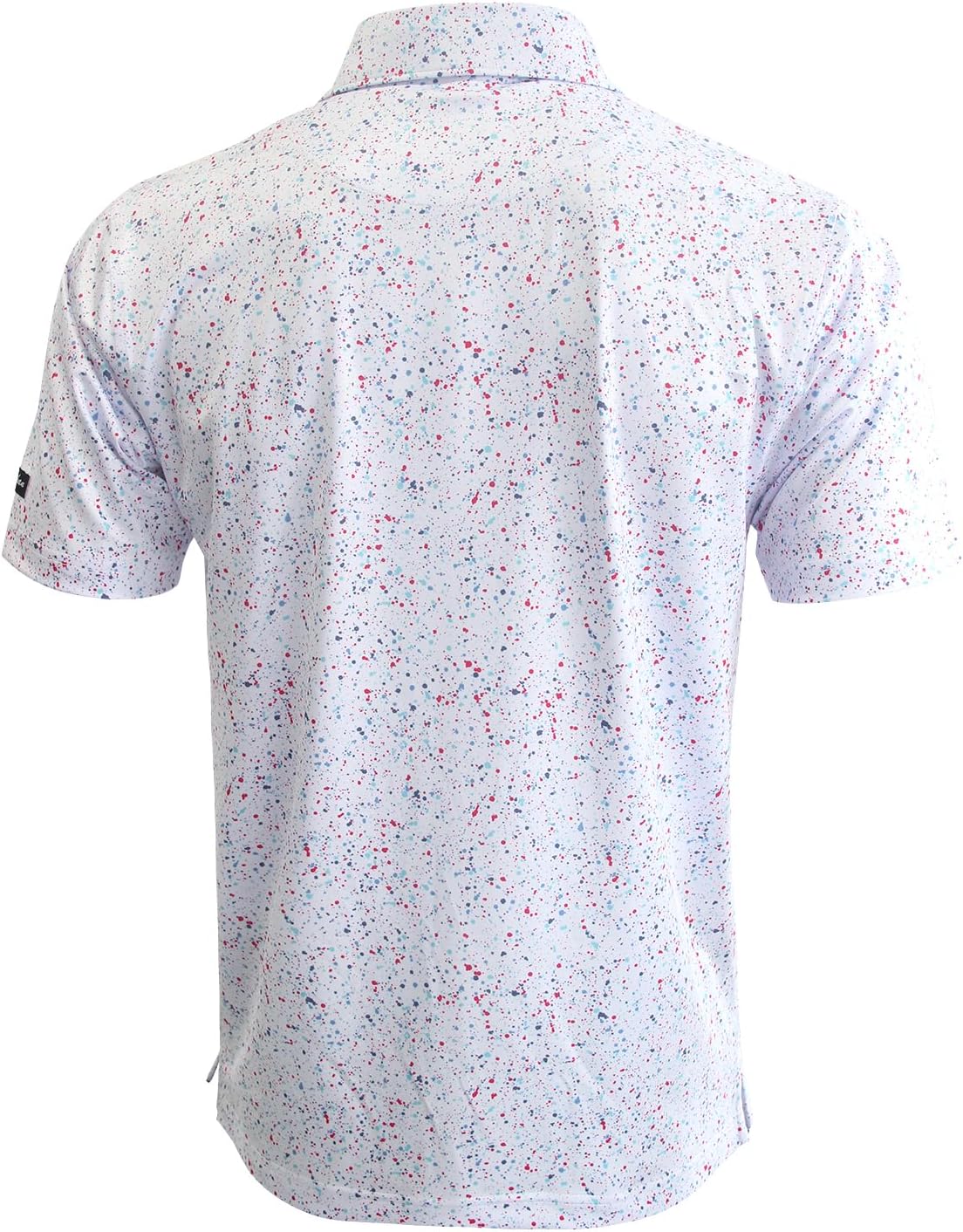 Skiennix Men's Golf Polo - Short Sleeve Dry Fit Performance Shirt | Moisture-Wicking Casual Print