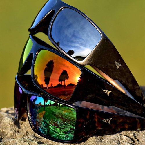 KastKing Iditarod Polarized Sport Sunglasses - Protective Lens Coating for Fishing, Driving & Cycling