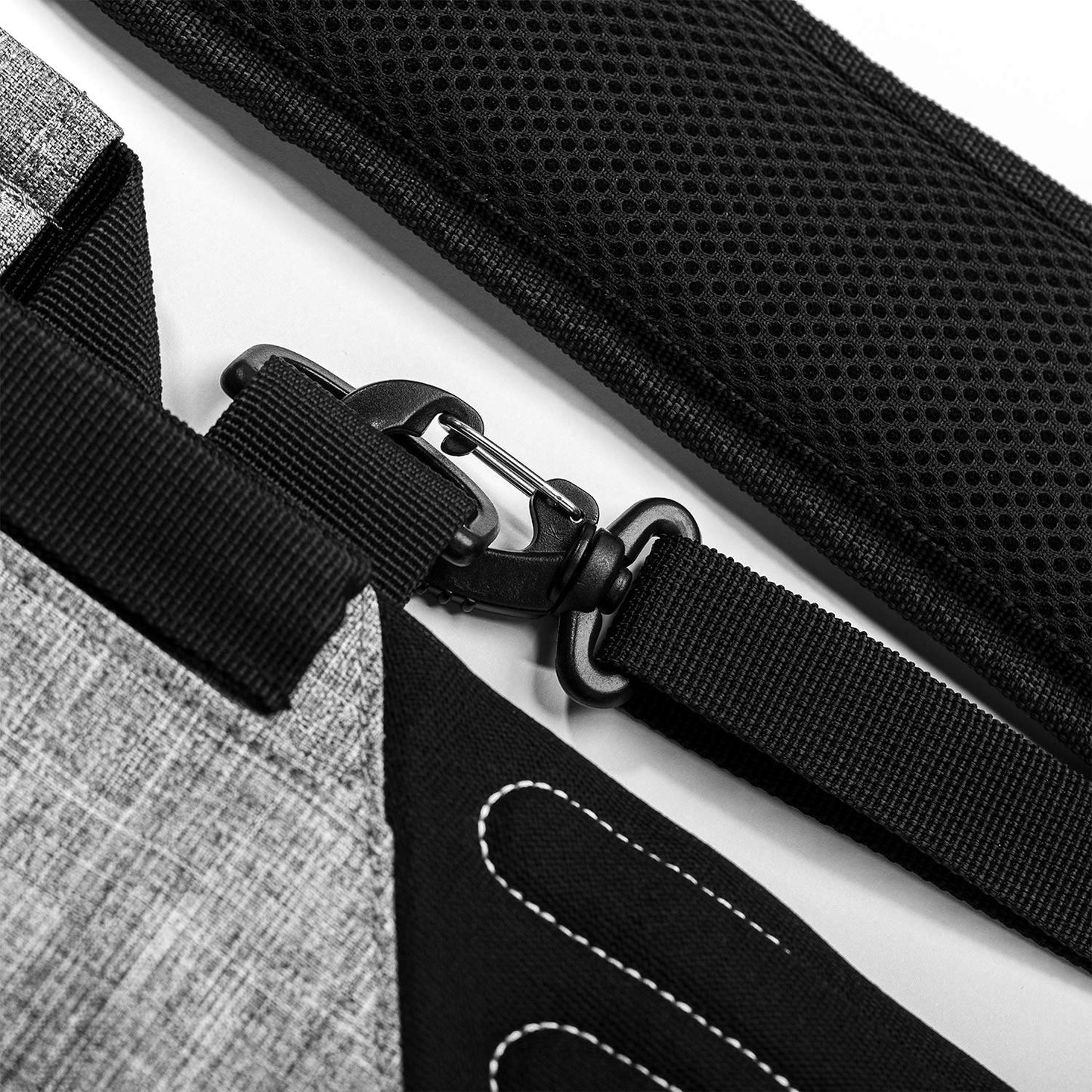 Sunday Golf 36 Inch Lightweight Foldable Versatile Driving Range Carry Pencil Golf Bag with 2 Pockets, Padded Strap and Holds Up to 8 Clubs, Grey