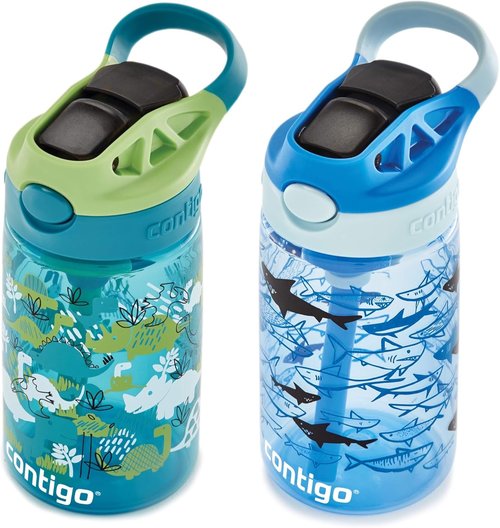 Contigo Aubrey Kids Water Bottle - Leak-Proof Design | Fun Colors for Active Children