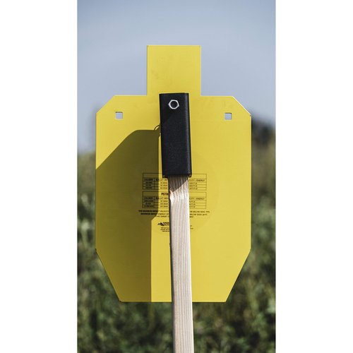 Caldwell High Caliber AR500 Steel 2x4 Target Plate Hanger for Precision Shooting and Target Practice, Yellow