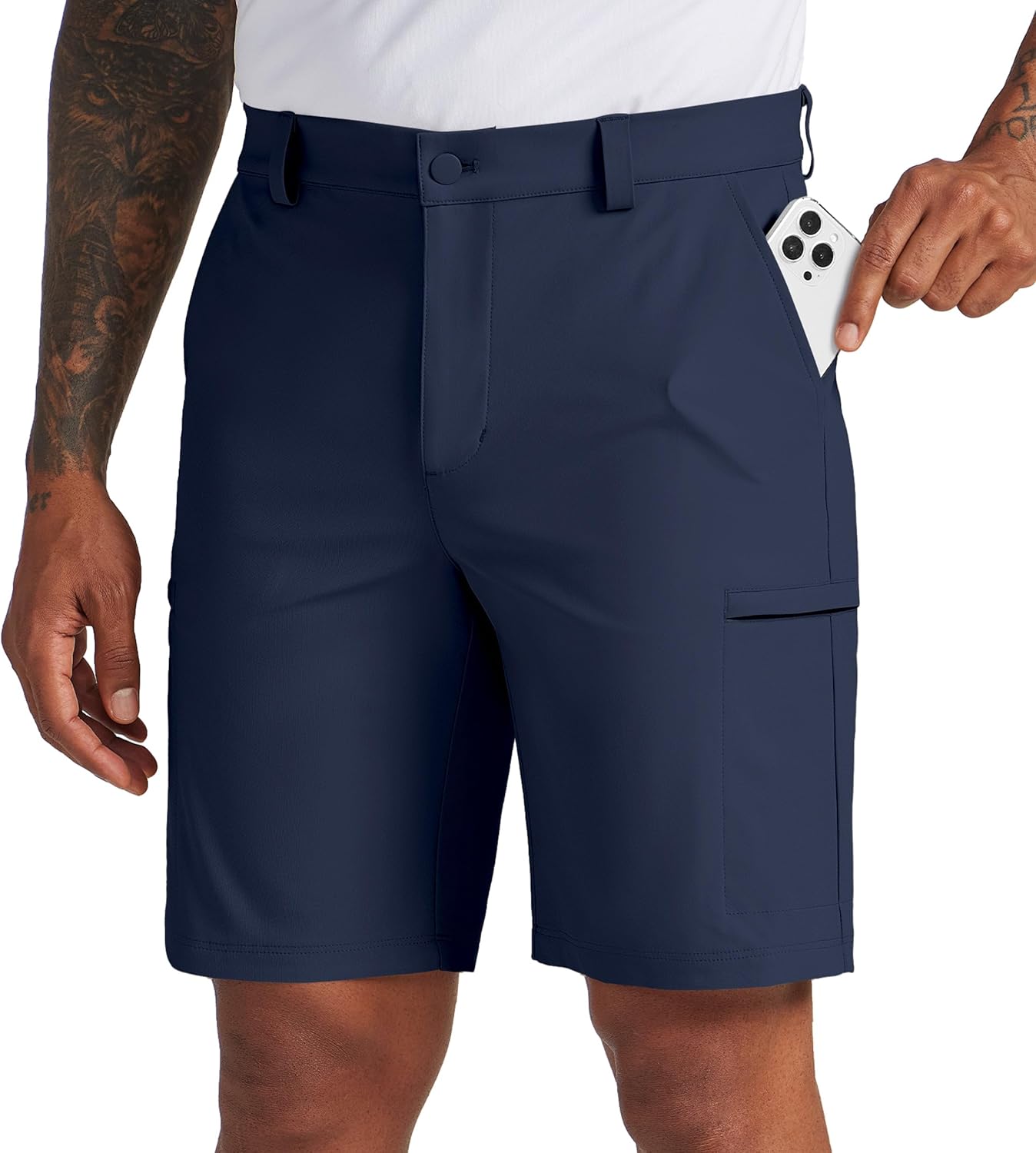 Willit Men's Golf Shorts - Quick Dry Stretch Cargo Shorts with Pockets | Available in 7", 9", 11" Sizes