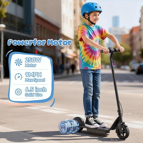 Aovowheel Electric Scooter - Powerful 250W-500W Motor | 16-24 MPH Speed, 15-60 Miles Range, 6.5''-14'' Tires
