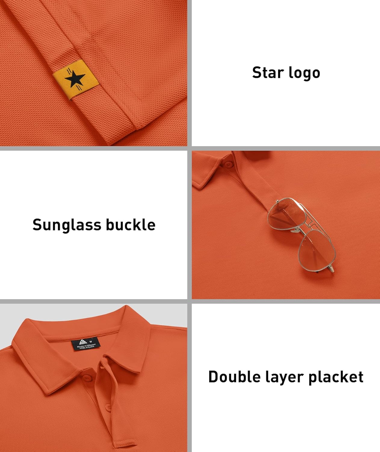 ZITY Men's Polo Shirts - 3 Pack Short Sleeve Performance Golf & Casual Collared Tees