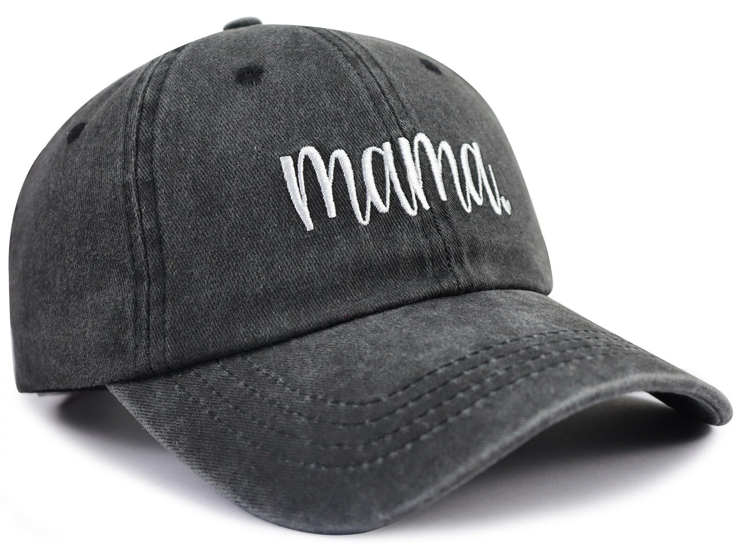 Gifts for Mom from Daughter Son Husband, Funny Mama Hat, Mama Gifts Baseball Cap, Mothers Day Christmas Birthday Gifts for Women New Mom Wife Mommy Black